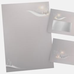 Festive Christmas stationery with Winterwonderland motif DIN A4