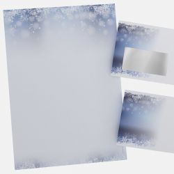 Festliches Weihnachtsbriefpapier mit Motiv Wintertraum in DIN A4