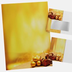 Festive Christmas stationery with Time for Christmas motif DIN A4