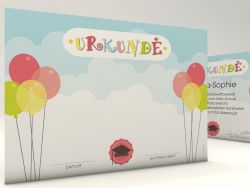 Urkundenpapier für Kinder