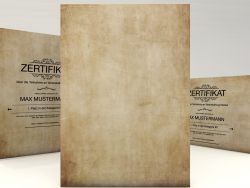 Urkundenpapier Vintage Classic