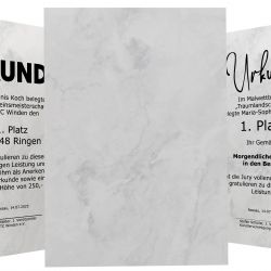 Urkundenpapier DIN A4 190 g/m² beidseitig bedruckt – Motiv [NAME]