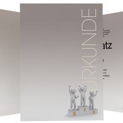 Certificate paper A4 190 gsm double-sided printed – Award Ceremony design