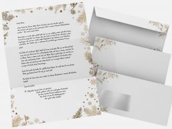 Weihnachtspapier Briefpapier mit Motiv